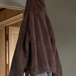 Cozy Brown Fleece coat